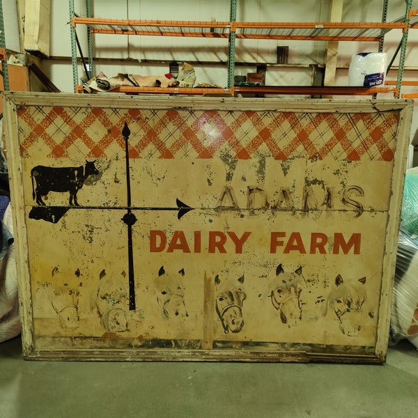 Adams Dairy Farm Sign