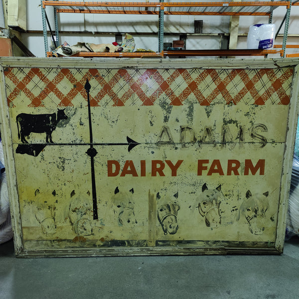 Adams Dairy Farm Sign
