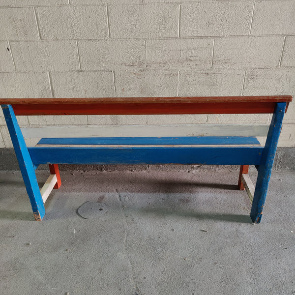 Vintage American Wooden Bench