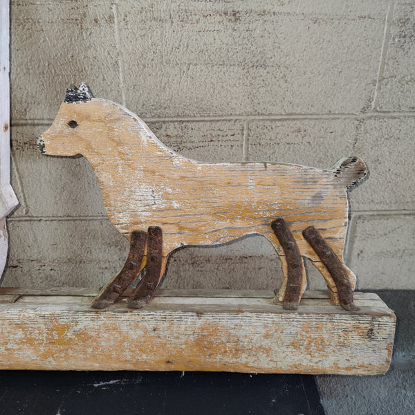 Indian with Hunting Dog Weathervane