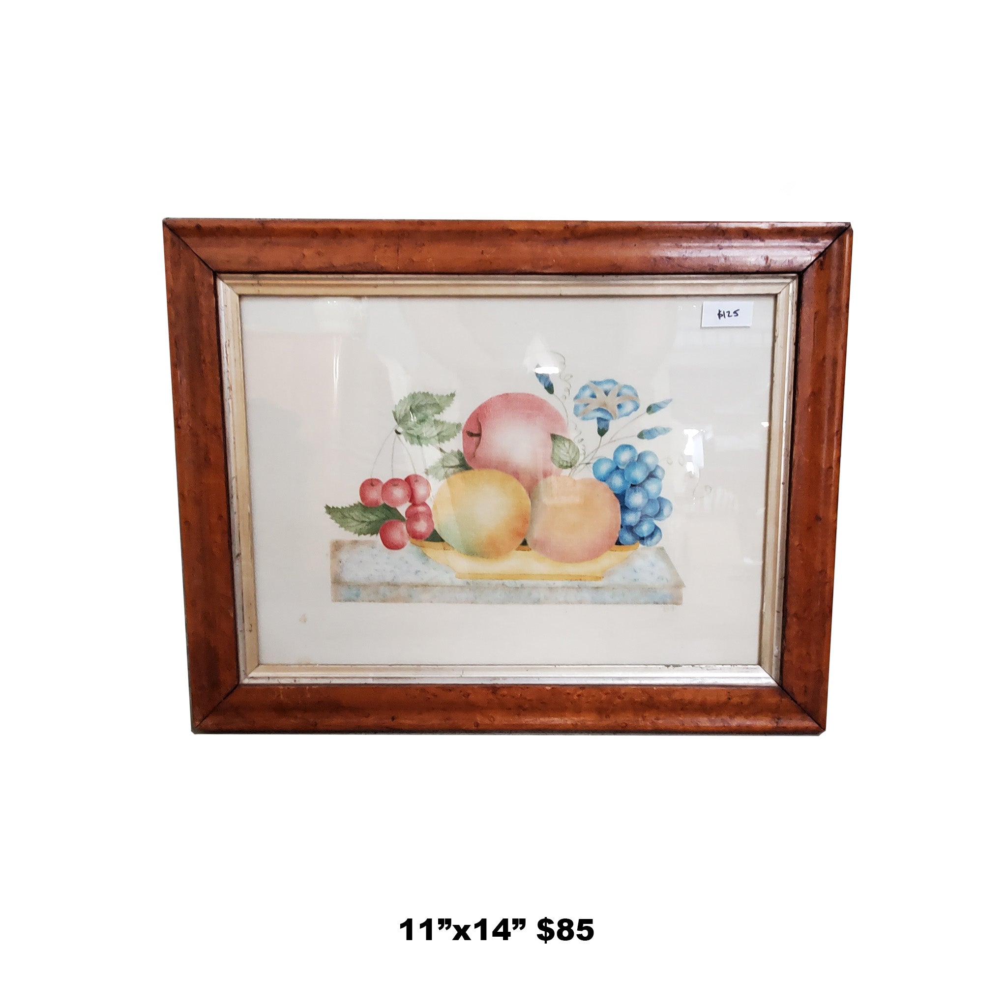 Vintage Print of Fruit Still Life